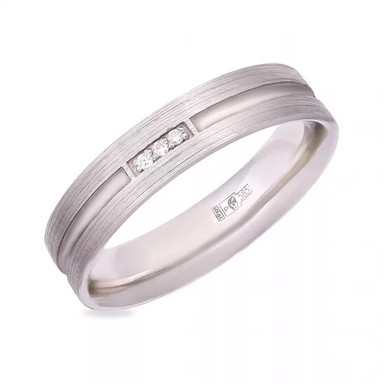 Кольцо с бриллиантами из золота