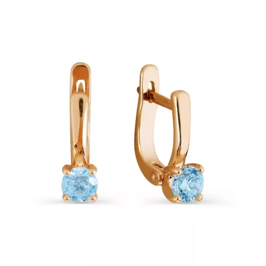 Серьги детские из золота