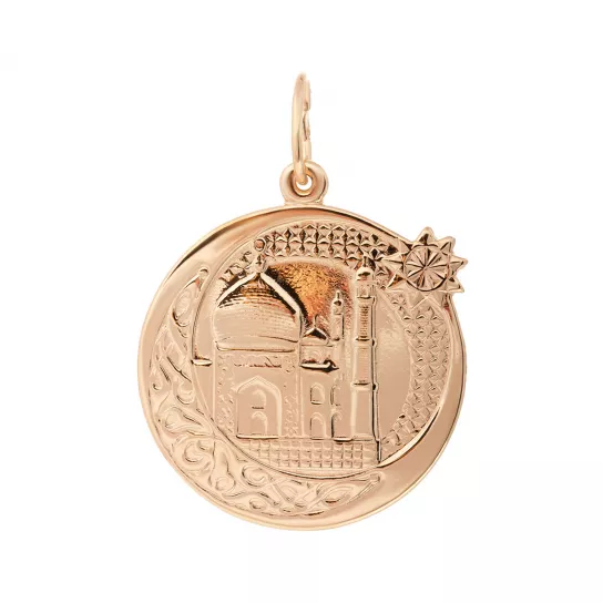 Подвеска мусульманская из золота