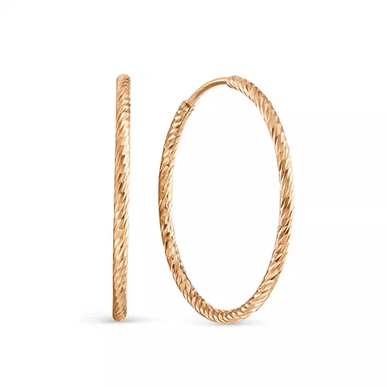 Серьги-конго из золота