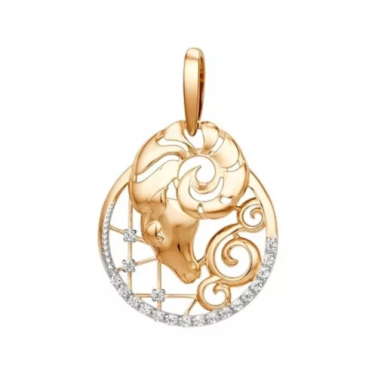 Подвеска зодиак из золота