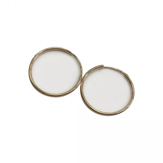 Серьги-конго из золота