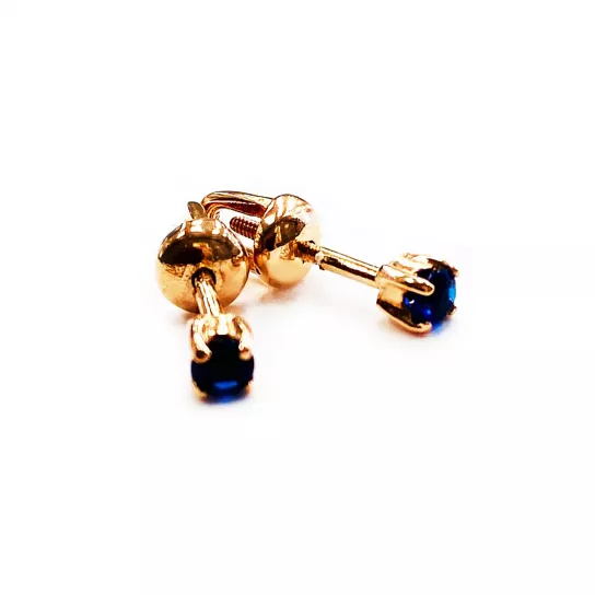 Пусеты из золота