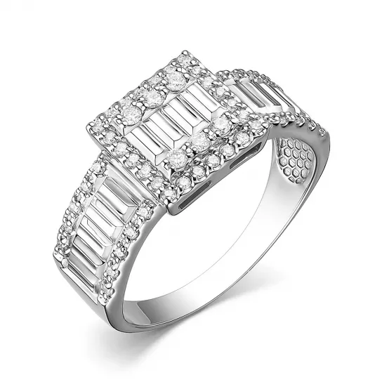 Кольцо с бриллиантами из золота