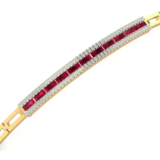 Браслет с бриллиантами из золота