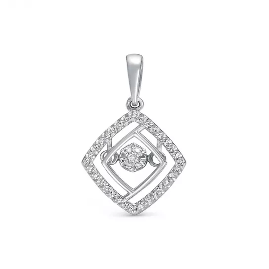 Подвеска с бриллиантами из золота