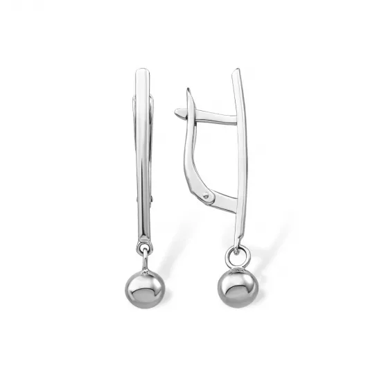 Серьги из серебра