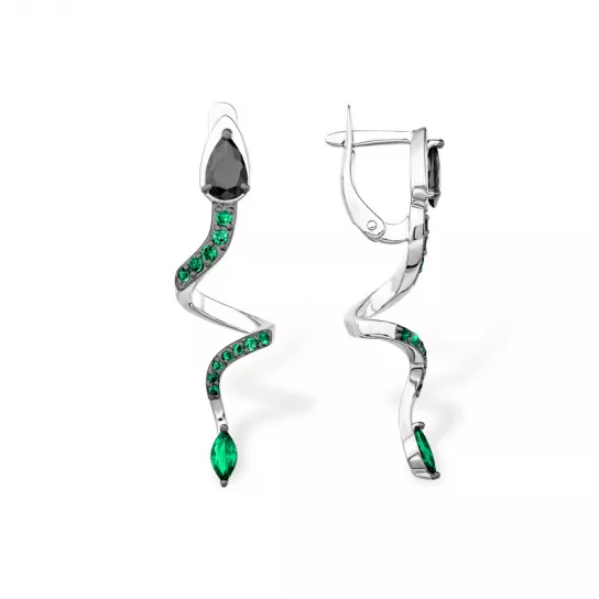 Серьги из серебра