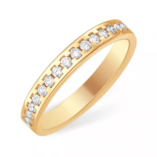 Кольцо с бриллиантами из золота