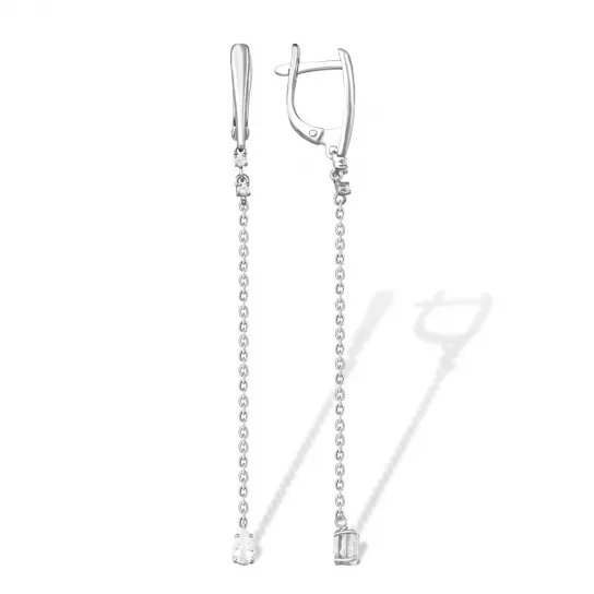 Серьги из серебра