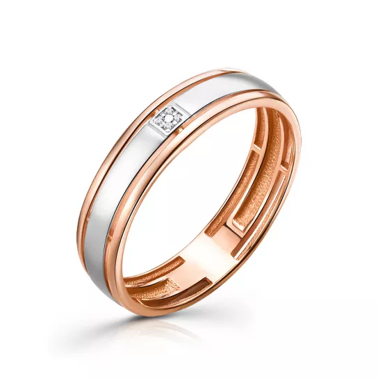 Кольцо с бриллиантами из золота