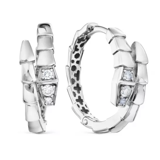 Серьги с бриллиантами из золота