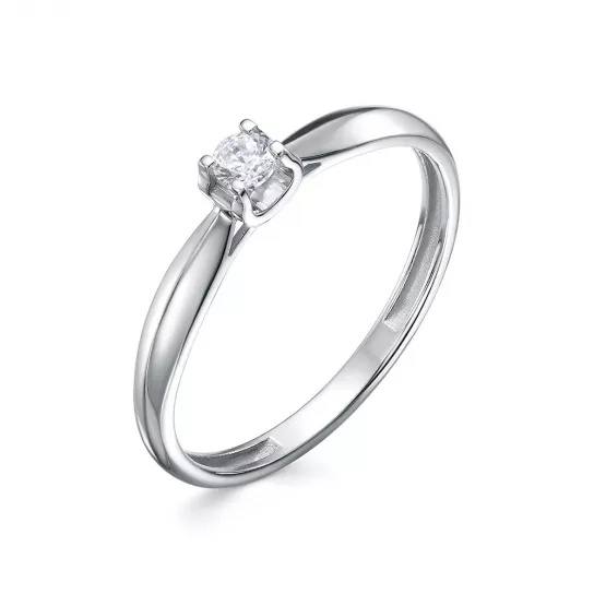 Кольцо с бриллиантами с бриллиантом из золота