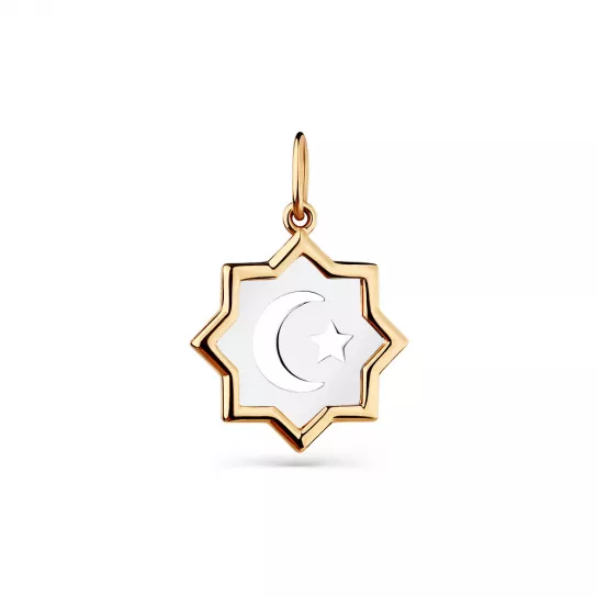 Подвеска мусульманская из золота