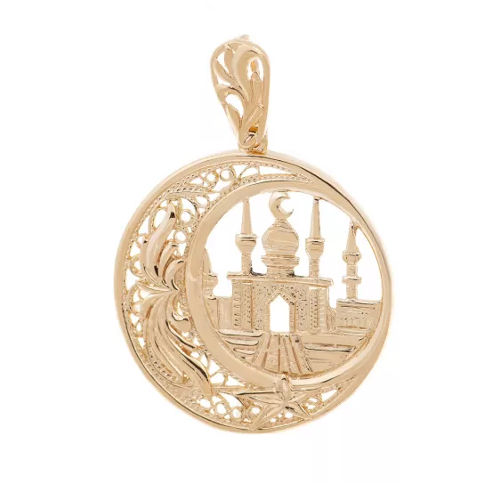 Подвеска мусульманская из золота