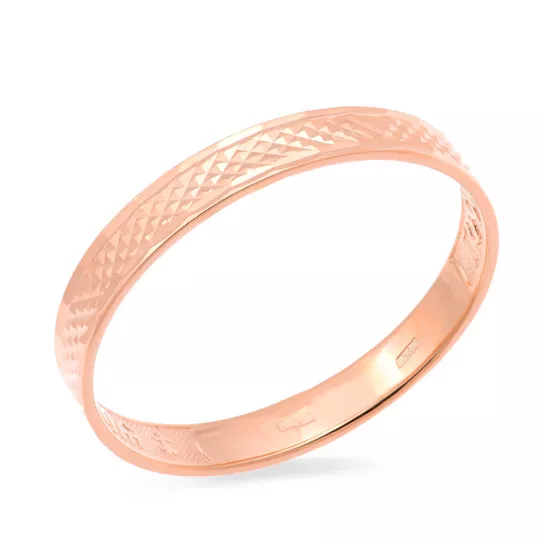 Кольцо обручальное из золота