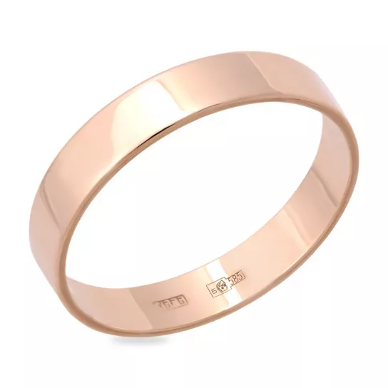 Кольцо обручальное из золота